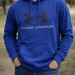 Under Armour Men’s Blue Pullover Hoodie | Medium